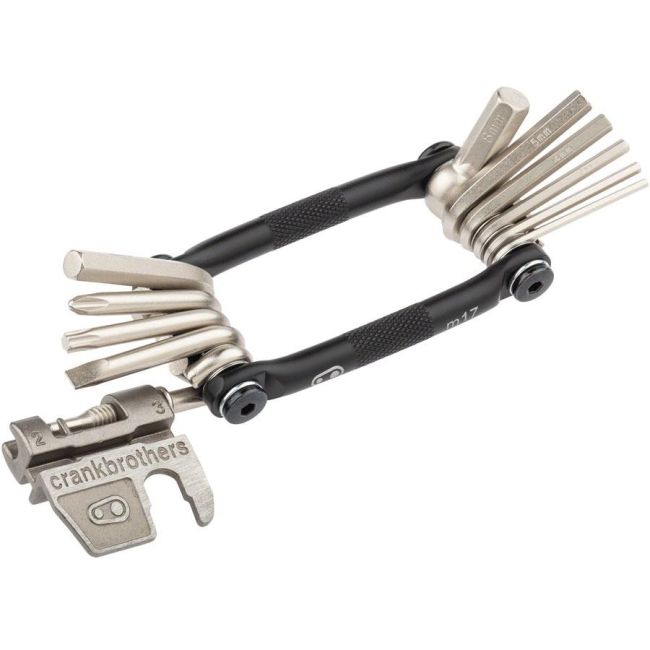 Crank Brothers - set scule Bicicleta multitool M17 - negru mat