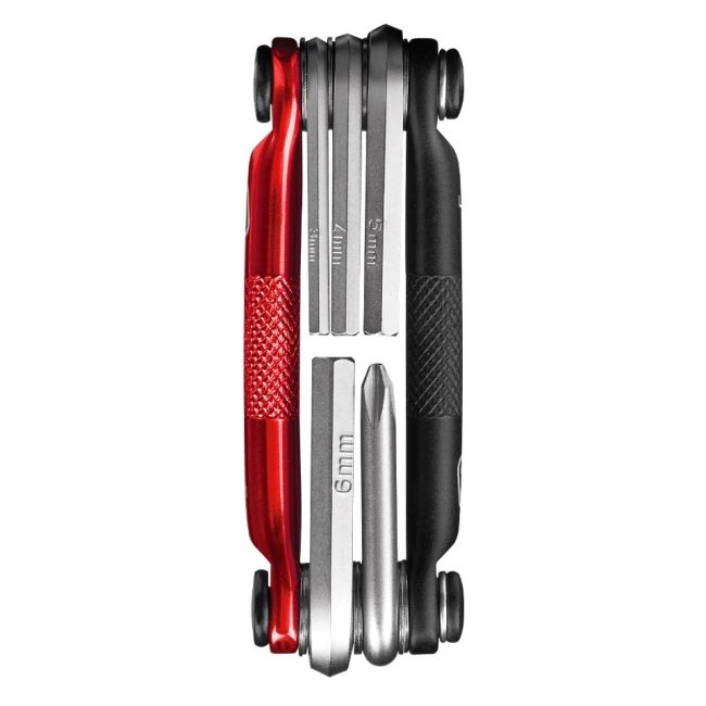 Crank Brothers - set scule Bicicleta multitool M5 - negru rosu