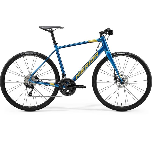 Merida - bicicleta sosea 28" Speeder 400 - albastru galben auriu