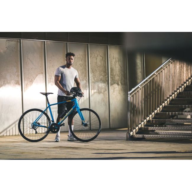 Merida - bicicleta sosea 28" Speeder 400 - albastru galben auriu