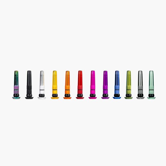 Muc-Off - Kit reparatie fisura anvelopa bicicleta Stealth Tubeless Puncture Plug - albastru verde irizat