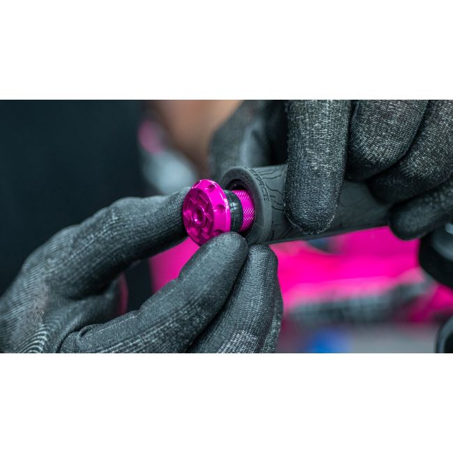 Muc-Off - Kit reparatie fisura anvelopa bicicleta Stealth Tubeless Puncture Plug - albastru verde irizat