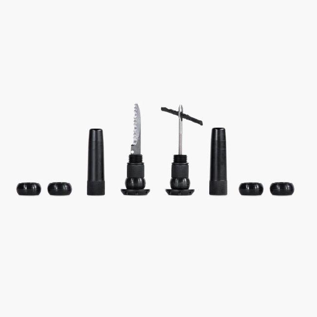 Muc-Off - Kit reparatie fisura anvelopa bicicleta Stealth Tubeless Puncture Plug - negru