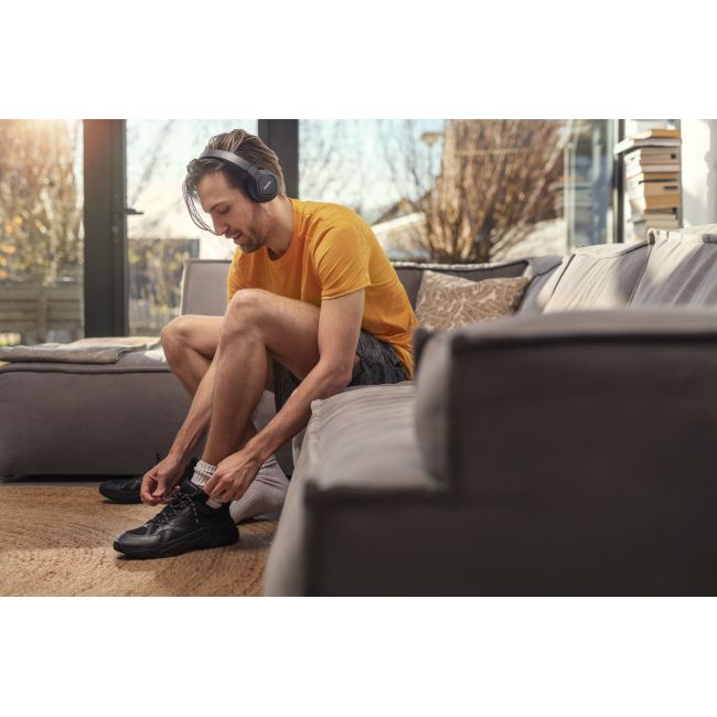 Philips Casti audio Sport seria 4000 over the ear TAA4216BK/00 protectie IP55 apa si praf Bluetooth v5.0 autonomie 35 ore negre model 2020-2021