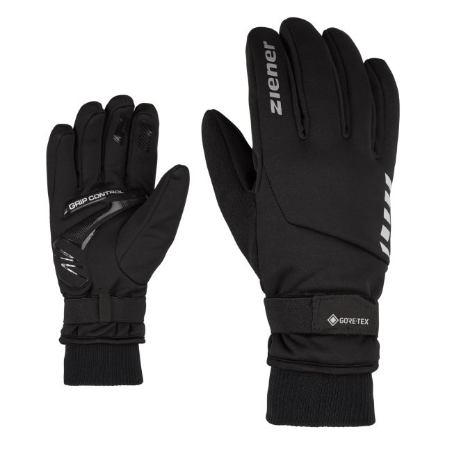 Ziener - manusi ciclism pentru adulti degete lungi - Drukox GTX - negru
