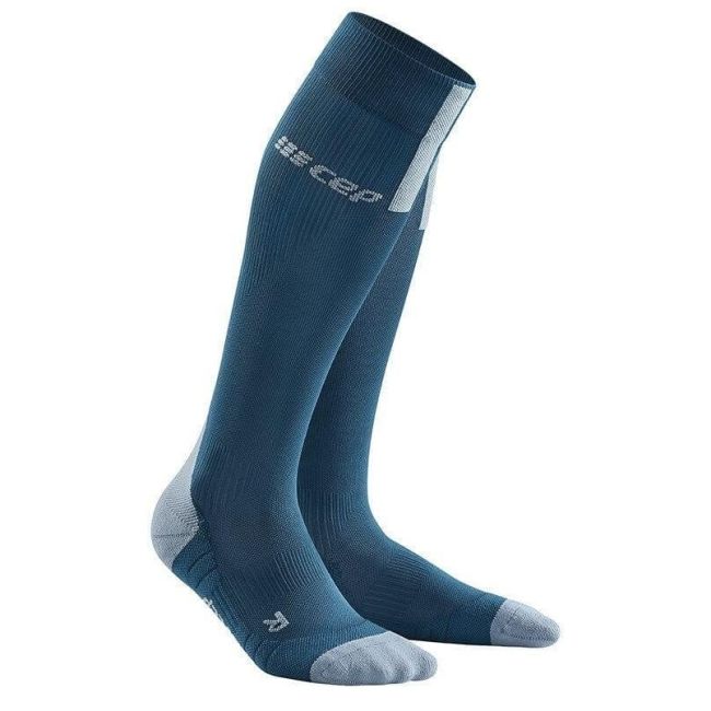 CEP - Sosete compresie alergare pentru barbati 3.0 men socks - albastru electric gri