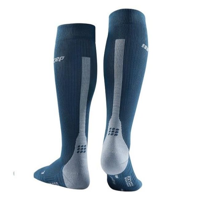 CEP - Sosete compresie alergare pentru barbati 3.0 men socks - albastru electric gri