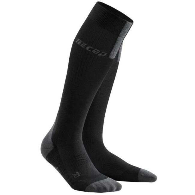 CEP - Sosete compresie alergare pentru barbati 3.0 men socks - negru gri inchis