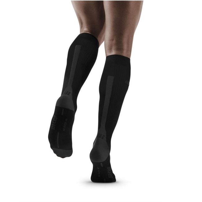 CEP - Sosete compresie alergare pentru barbati 3.0 men socks - negru gri inchis