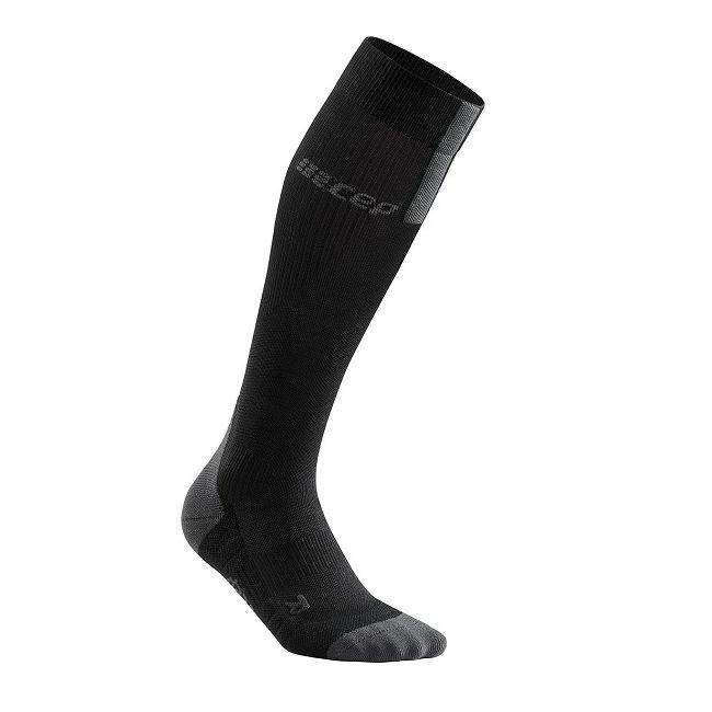 CEP - Sosete compresie alergare pentru barbati 3.0 men socks - negru gri inchis