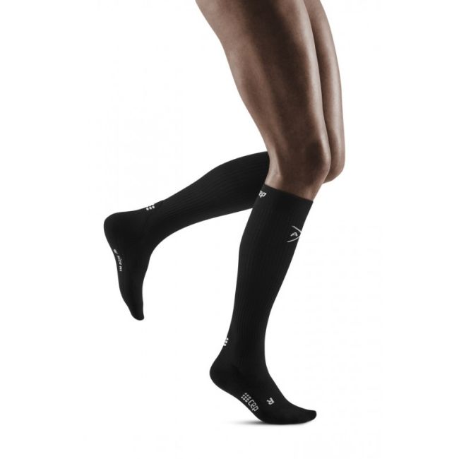 CEP - Sosete compresie alergare pentru barbati Xtra mile men socks - negru alb