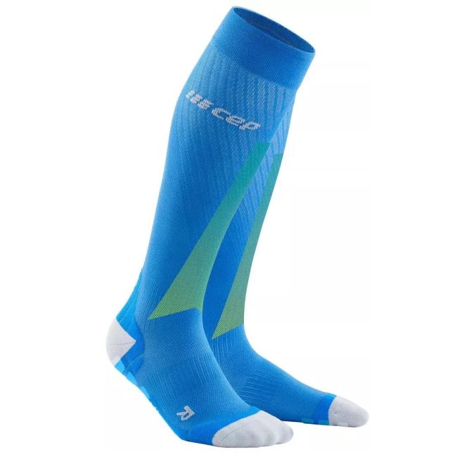 CEP - Sosete compresie pentru barbati Pro ultralight man - albastru electric gri deschis