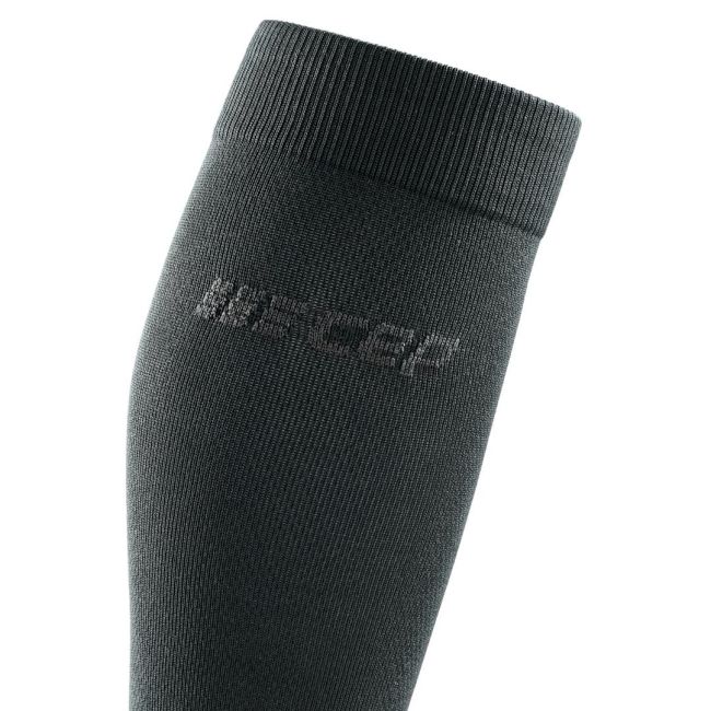 CEP - Sosete de compresie pentru barbati Business Commuter Tall Compression Socks - gri inchis negru