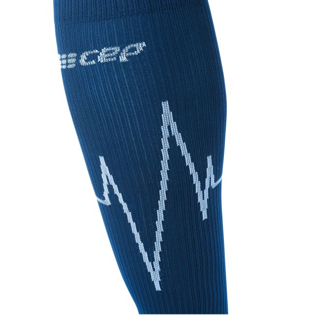 CEP - Sosete de compresie pentru barbati Heartbeat man Tall comp - albastru ocean wave