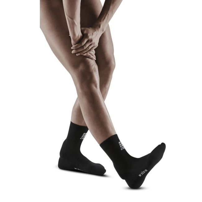 CEP - ortho calcaiul lui Ahile - Achilles Support Compression Short Socks W - Negru