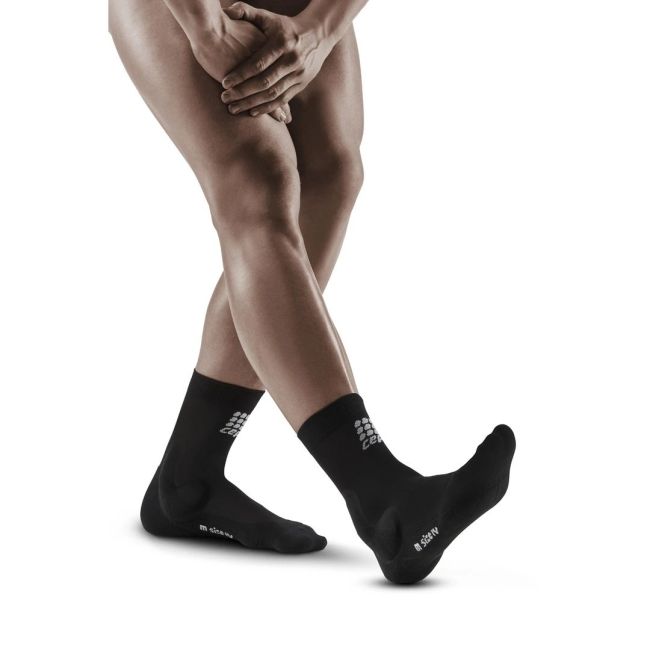 CEP - Sosete scurte orto suport glezna pentru barbati Men Ankle Support Socks - negru
