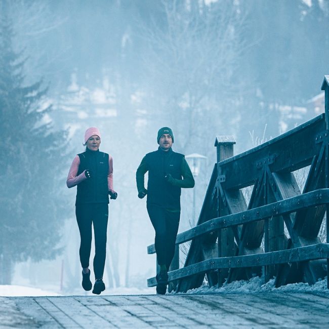 CEP - manusi alergare iarna sau vreme rece, model unisex - negru