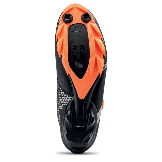 Northwave - pantofi pentru ciclism MTB iarna Celsius XC GTX - negru gri portocaliu