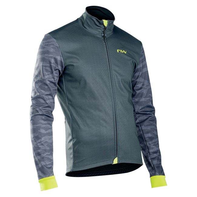 Northwave jacheta ciclism pentru iarna - Blade - negru-galben-fluo