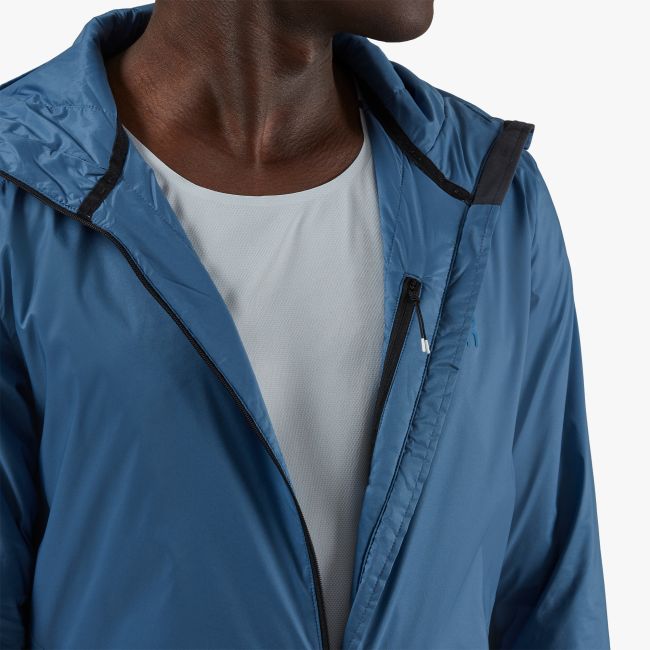On - Jacheta termica alergare pentru barbati, protectie vant si ploaie On Insulator jacket - albastru deschis Cerulean albastru Navy
