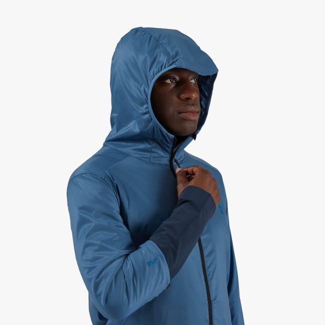 On - Jacheta termica alergare pentru barbati, protectie vant si ploaie On Insulator jacket - albastru deschis Cerulean albastru Navy