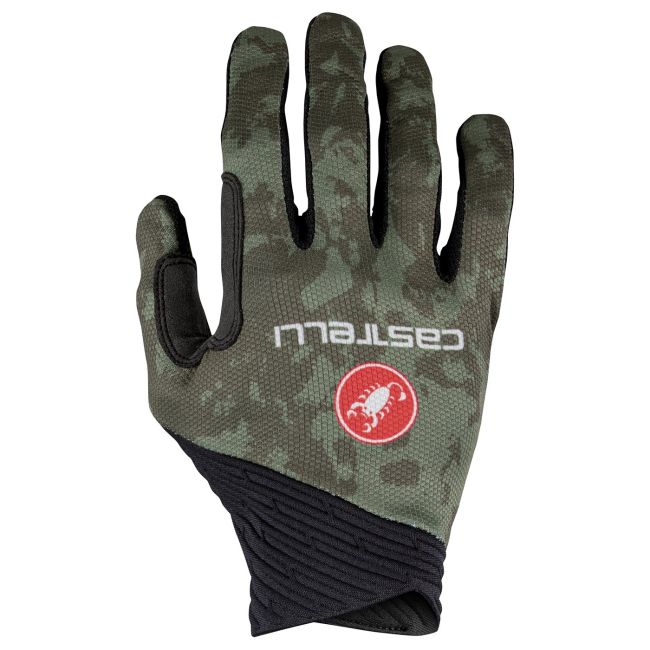 Castelli manusi ciclism cu degete lungi CW 6.1 Cross - verde-kaki-army