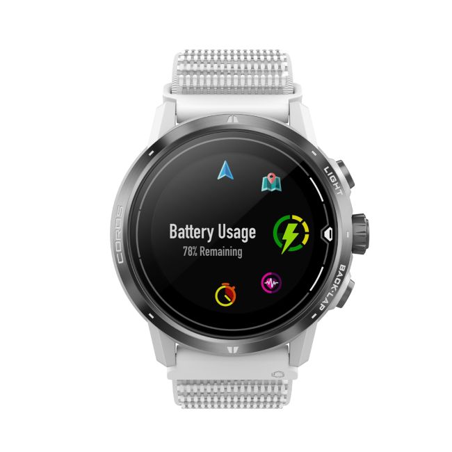Coros APEX Pro 47mm - ceas GPS multisport premium alb