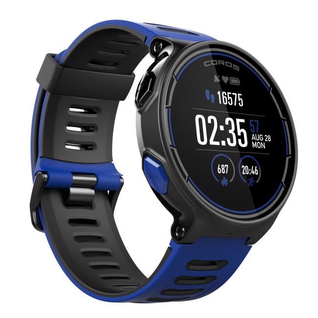 Coros Pace - ceas GPS multisport - negru-albastru