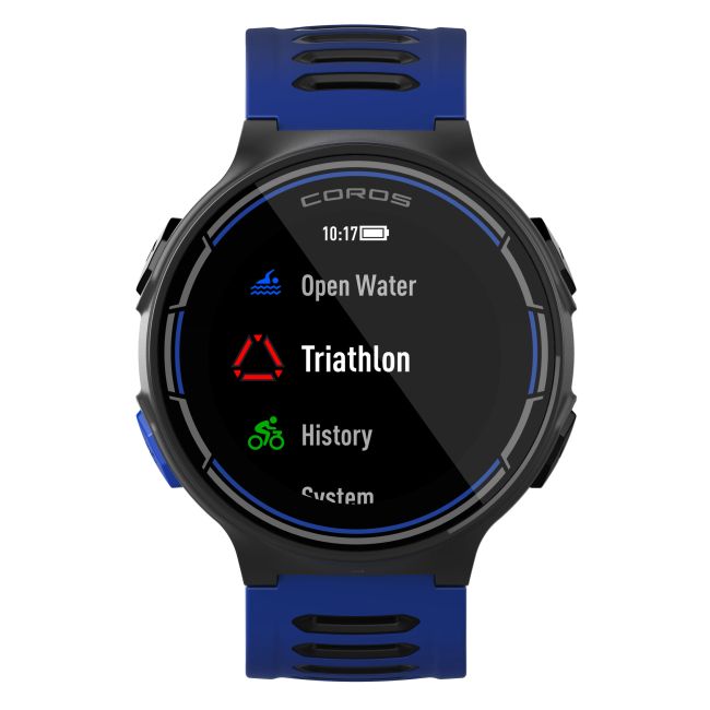 Coros Pace - ceas GPS multisport - negru-albastru