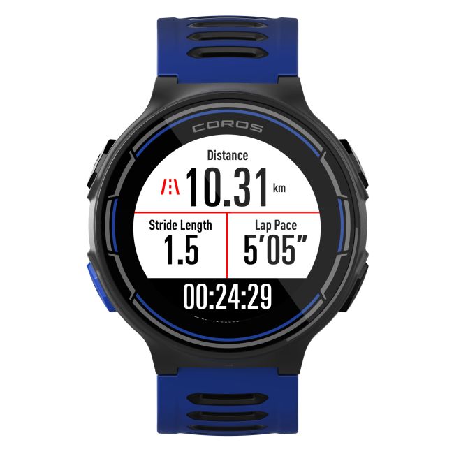 Coros Pace - ceas GPS multisport - negru-albastru