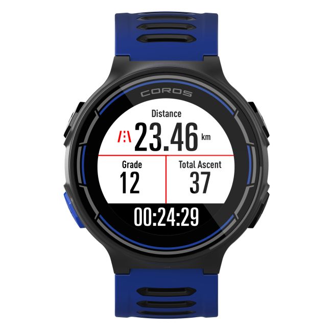 Coros Pace - ceas GPS multisport - negru-albastru
