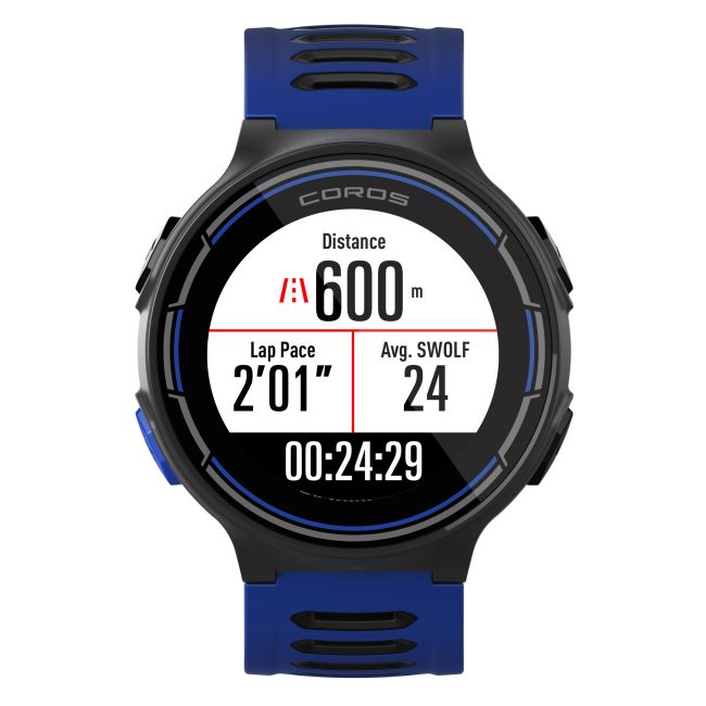 Coros Pace - ceas GPS multisport - negru-albastru