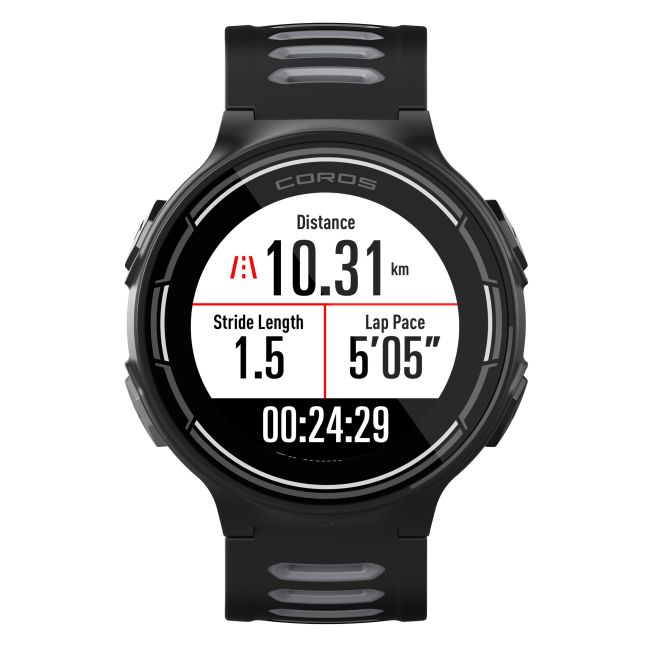 Coros Pace - ceas GPS multisport - negru-gri