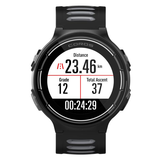 Coros Pace - ceas GPS multisport - negru-gri