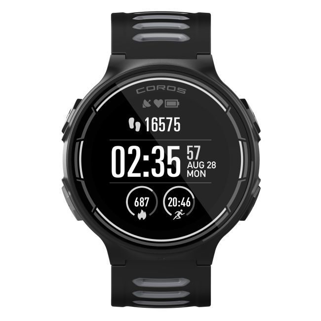 Coros Pace - ceas GPS multisport - negru-gri