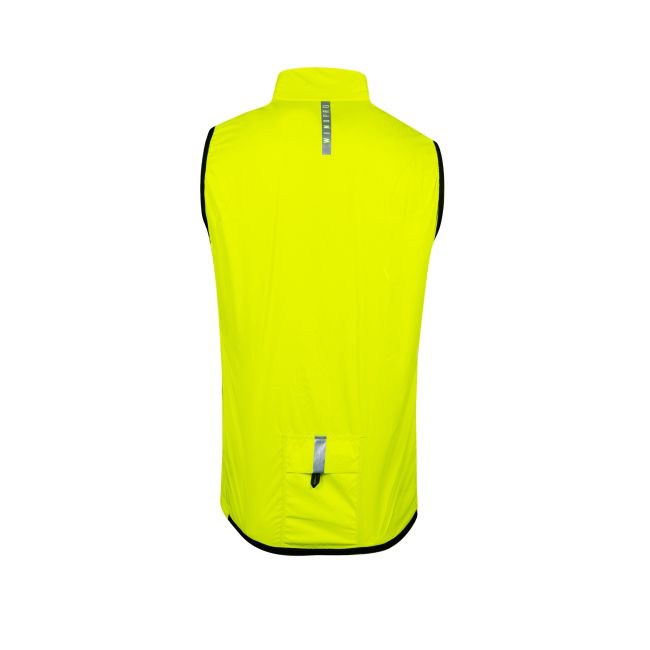 Force - vesta ciclism antivant pentru copii Windpro KID - verde fluo