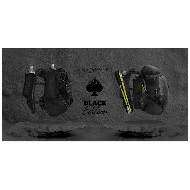 Instinct - Trail vesta alergare Eklipse 12L - varianta negru complet