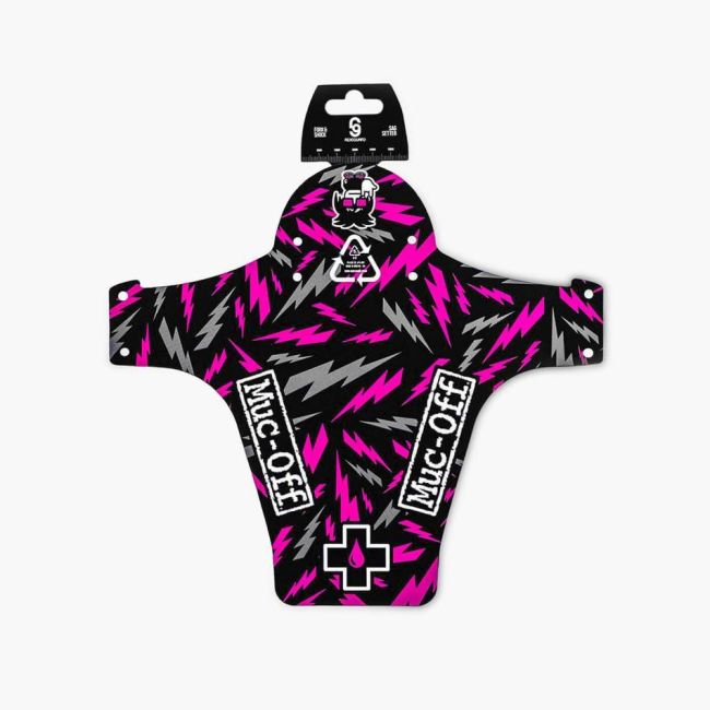 Muc-Off - Aparatoare fata roata Bicicleta Front Ride Guard Bolt - negru roz alb trasnet