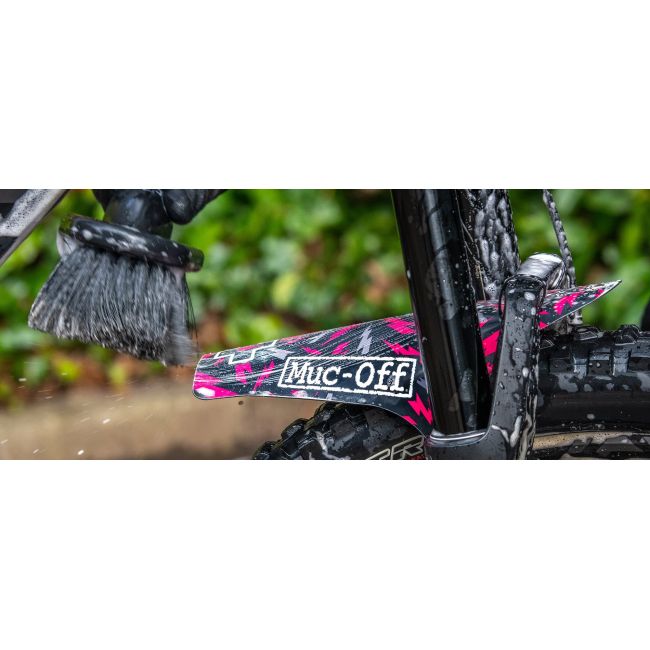 Muc-Off - Aparatoare fata roata Bicicleta Front Ride Guard Bolt - negru roz alb trasnet