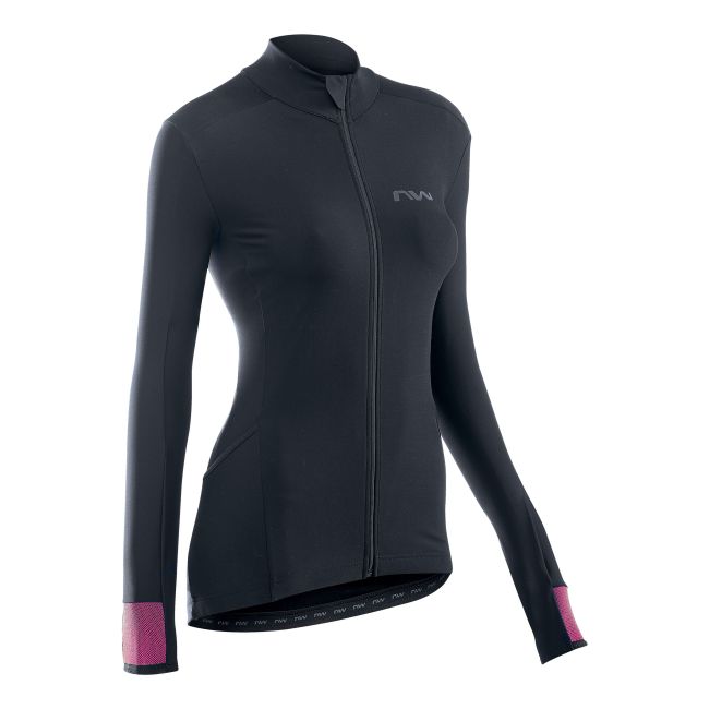 Northwave jacheta ciclism iarna Fahrenheit WMN pentru femei - negru-roz