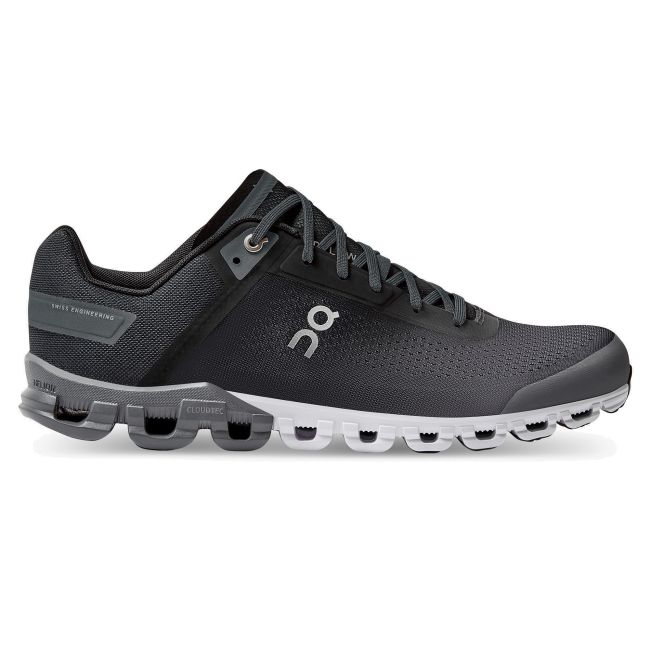 On CloudFlow - pantofi alergare pentru barbati - gri inchis negru alb