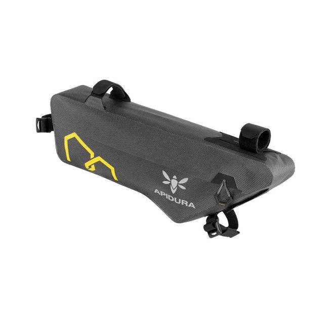 Apidura - geanta cadru bicicleta Expedition Frame Pack 3 litri (pentru cadru compact) - gri negru