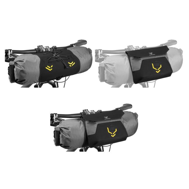 Apidura - geanta mica ghidon bicicleta Backcountry 2.0 Backcountry Accessory Pocket 4 litri - negru gri