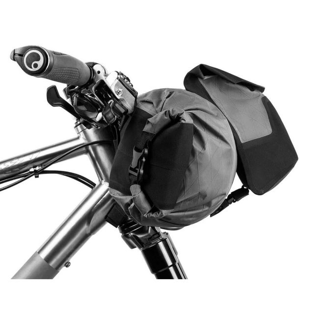 Apidura - geanta mica ghidon bicicleta Backcountry 2.0 Backcountry Accessory Pocket 4 litri - negru gri