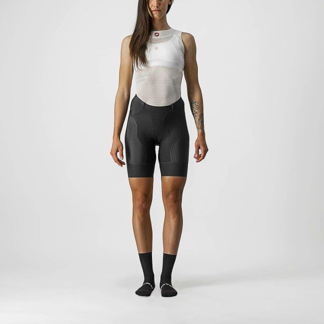 Castelli - pantaloni scurti ciclism pentru femei Free Aero Race 4W - Negru