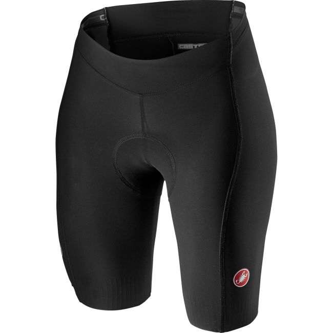 Castelli - pantaloni scurti ciclism pentru femei Velocissima 2 shorts - negru rosu