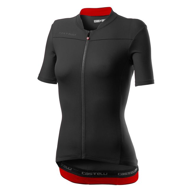 Castelli - tricou ciclism maneca scurta pentru femei Anima 3 Jersey - negru rosu