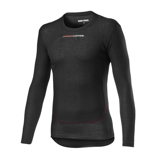 Castelli bluza de corp cu maneca lunga Prosecco Tech Long Sleeve - negru