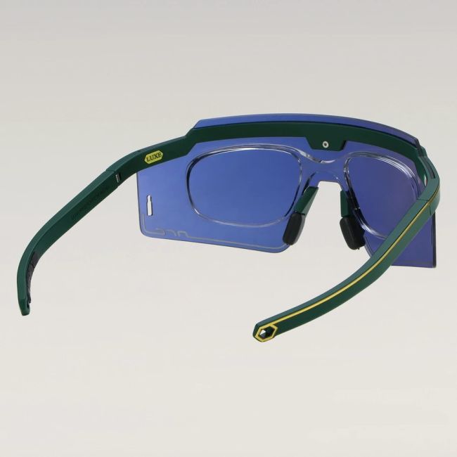 NRC - ochelari soare sport Luxe.65 Oro, lentile Allmat+ oglinda galbene aurii - rama neagra aurie