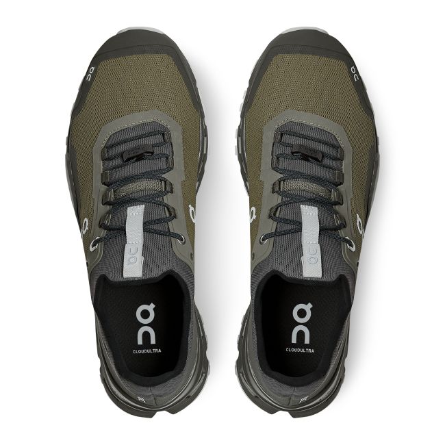 On Cloudultra - pantofi alergare trail pentru barbati - olive-eclipse